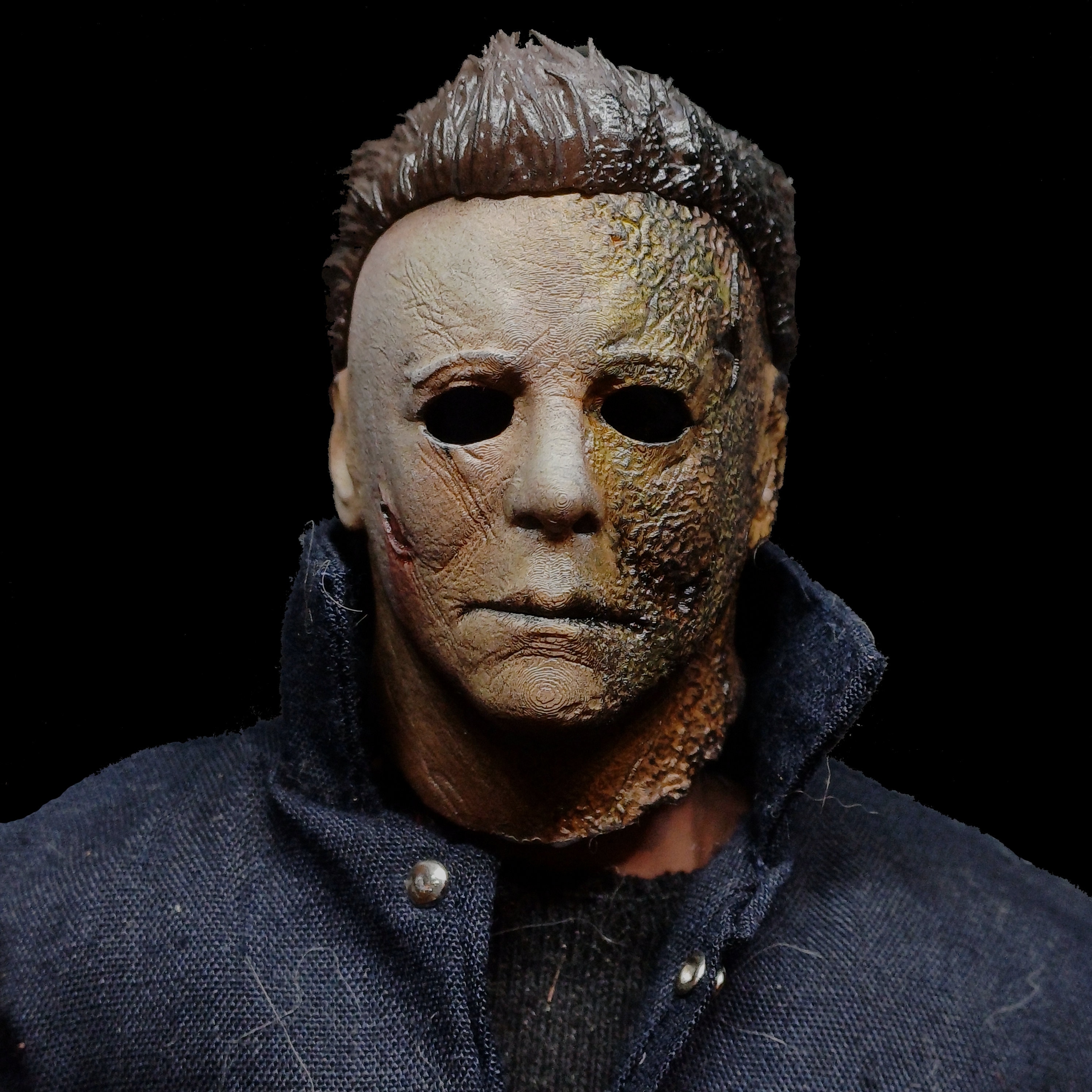 Michael Myers 'burned Mask' 1/6th Scale Head Sculpt Inspired by ...