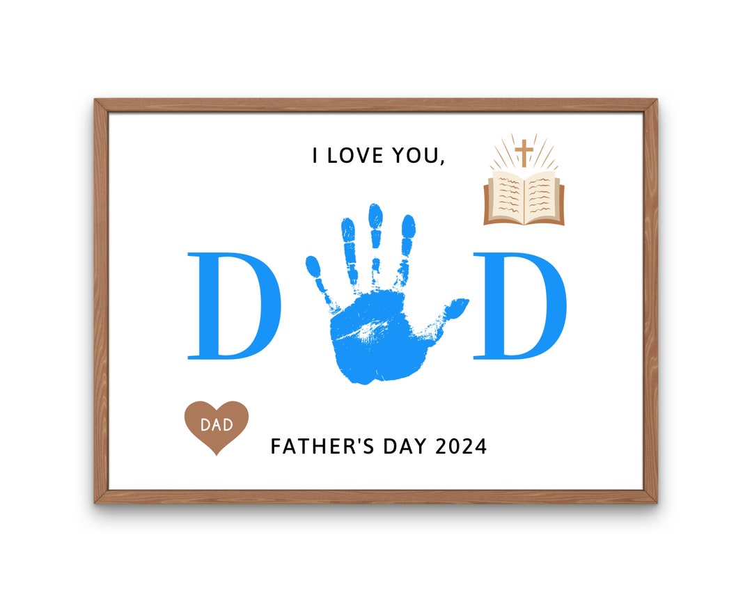 Father's Day Bible Craft Father's Day Handprint Craft Father's Day ...