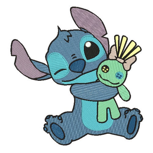 Lilo and Stitch Machine Embroidery Design. Multiple Sizes - Etsy UK