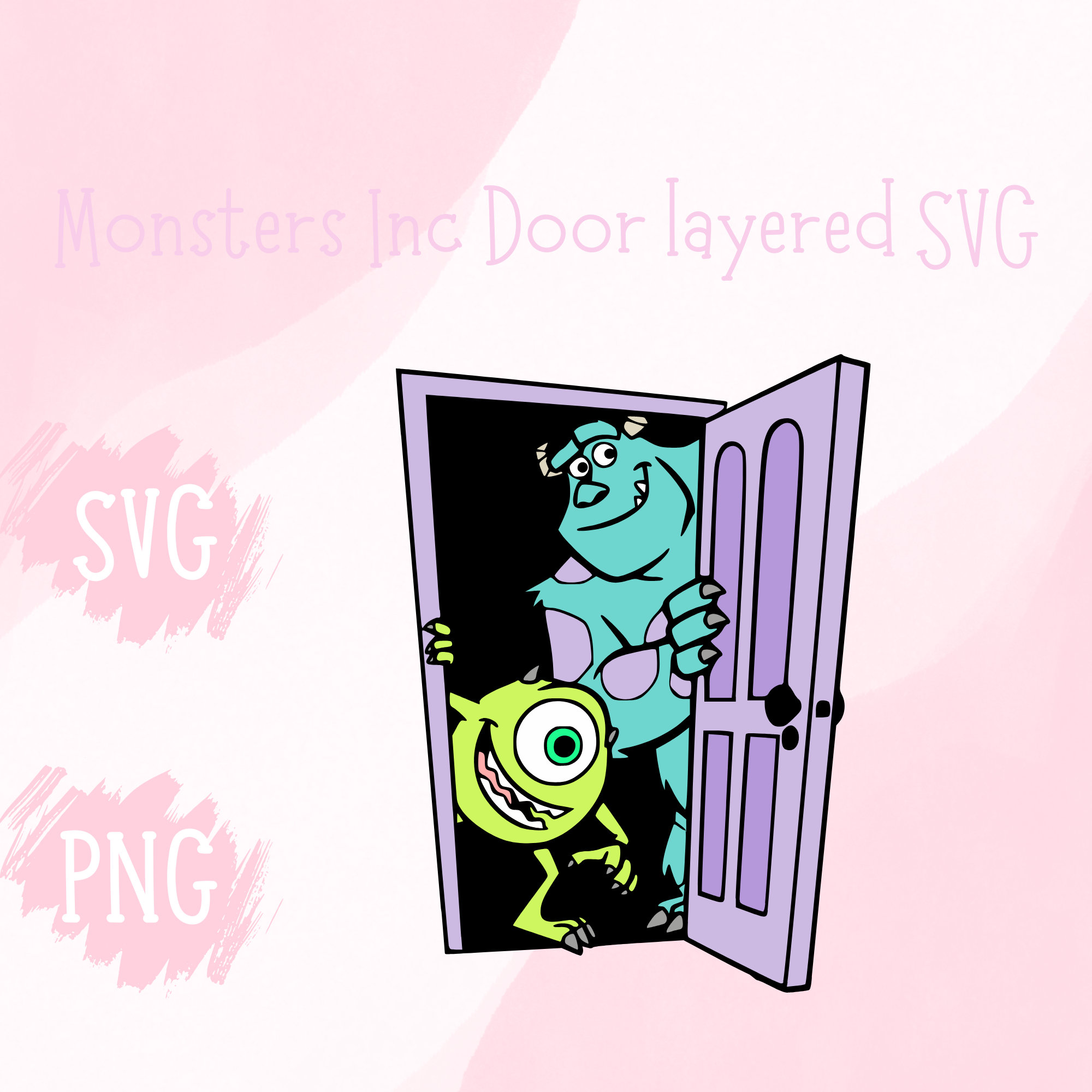 Monsters Inc Sully Door