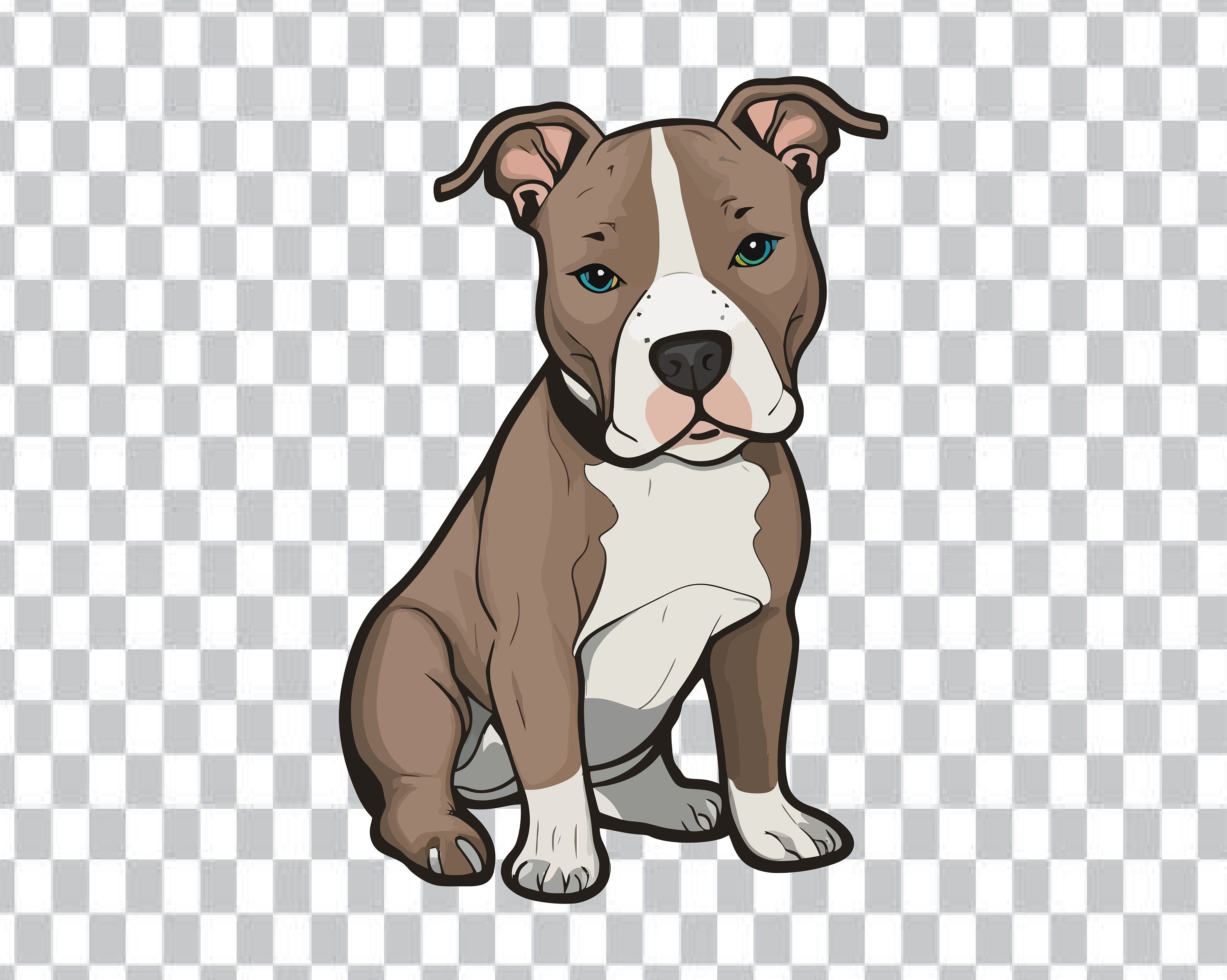 Clipart Pit Bull