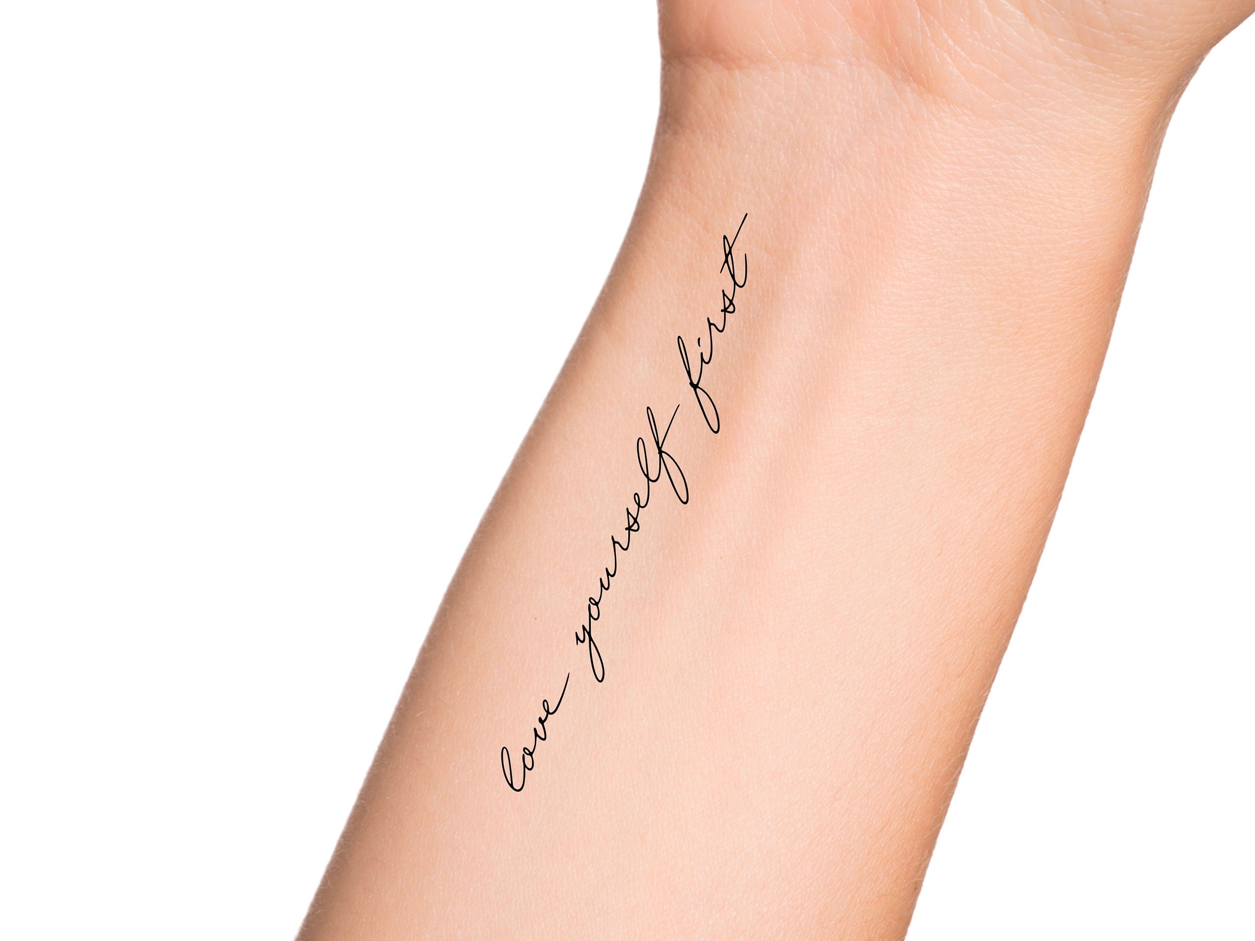 Buy Love Yourself Temporary Tattoos set of 2 Online in India  Etsy