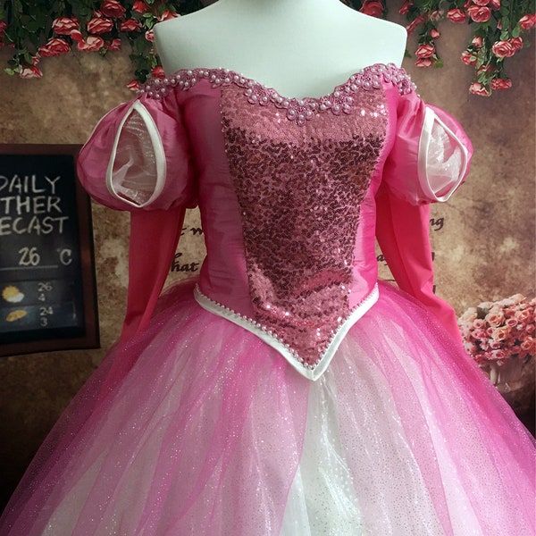 Ariel Romantic Pink Dinner Dress Adult Costume - Etsy