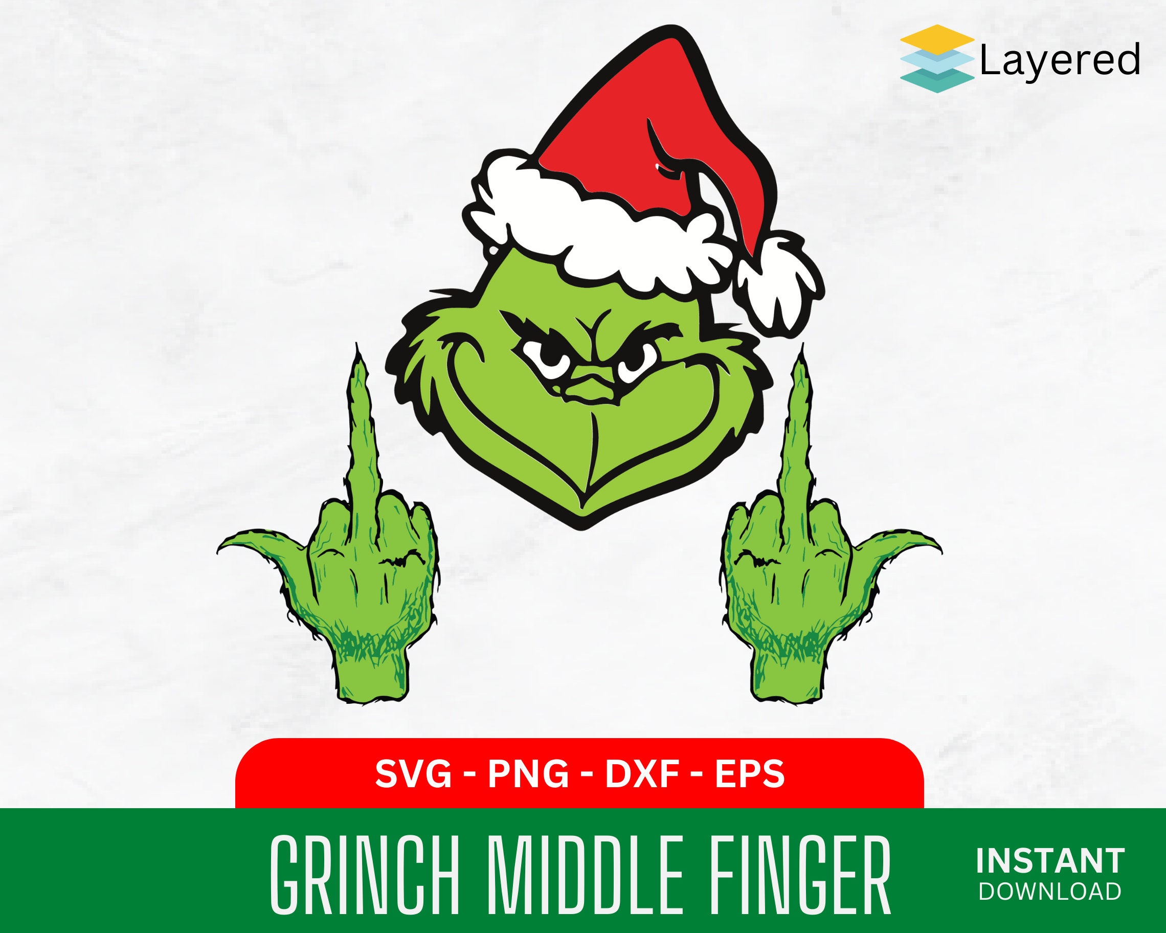 Grinch Middle Finger Svg Png Grinch Funny Svg Grinch Giving Etsy ...