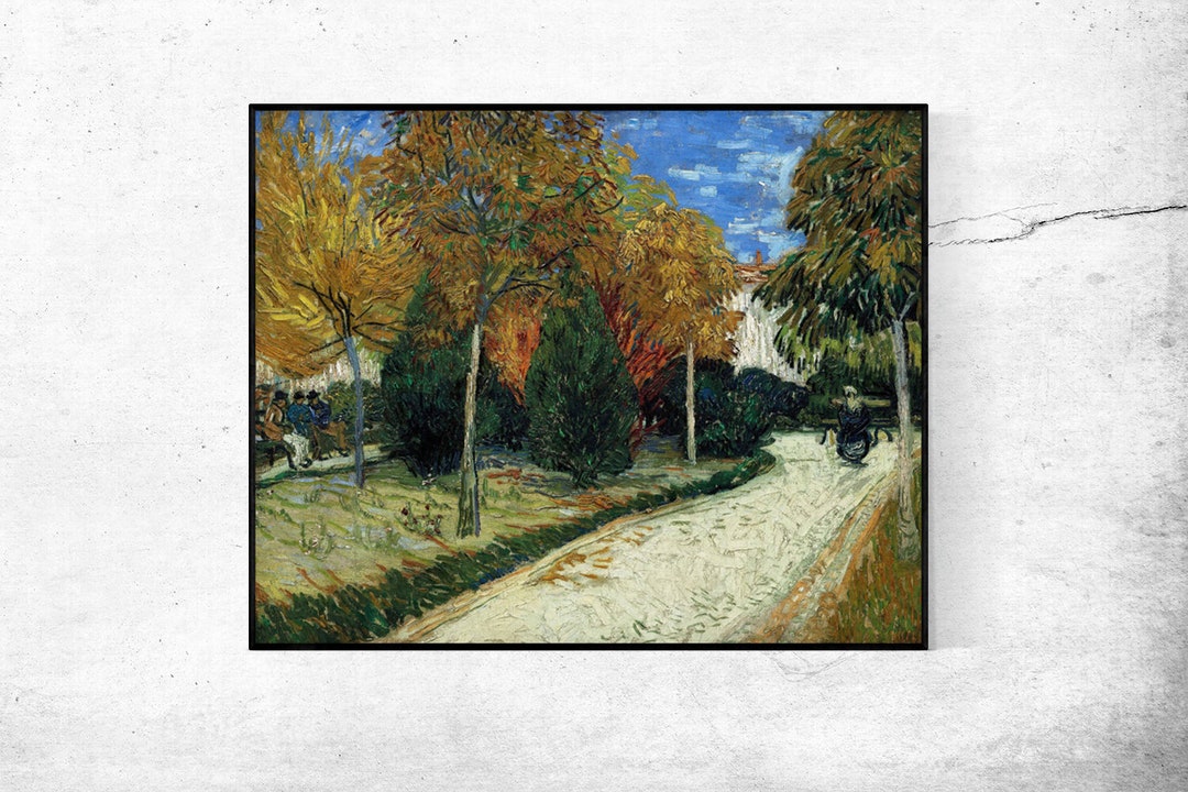 The Public Park at Arles-vincent Van Gogh,home Decor,realism,post ...