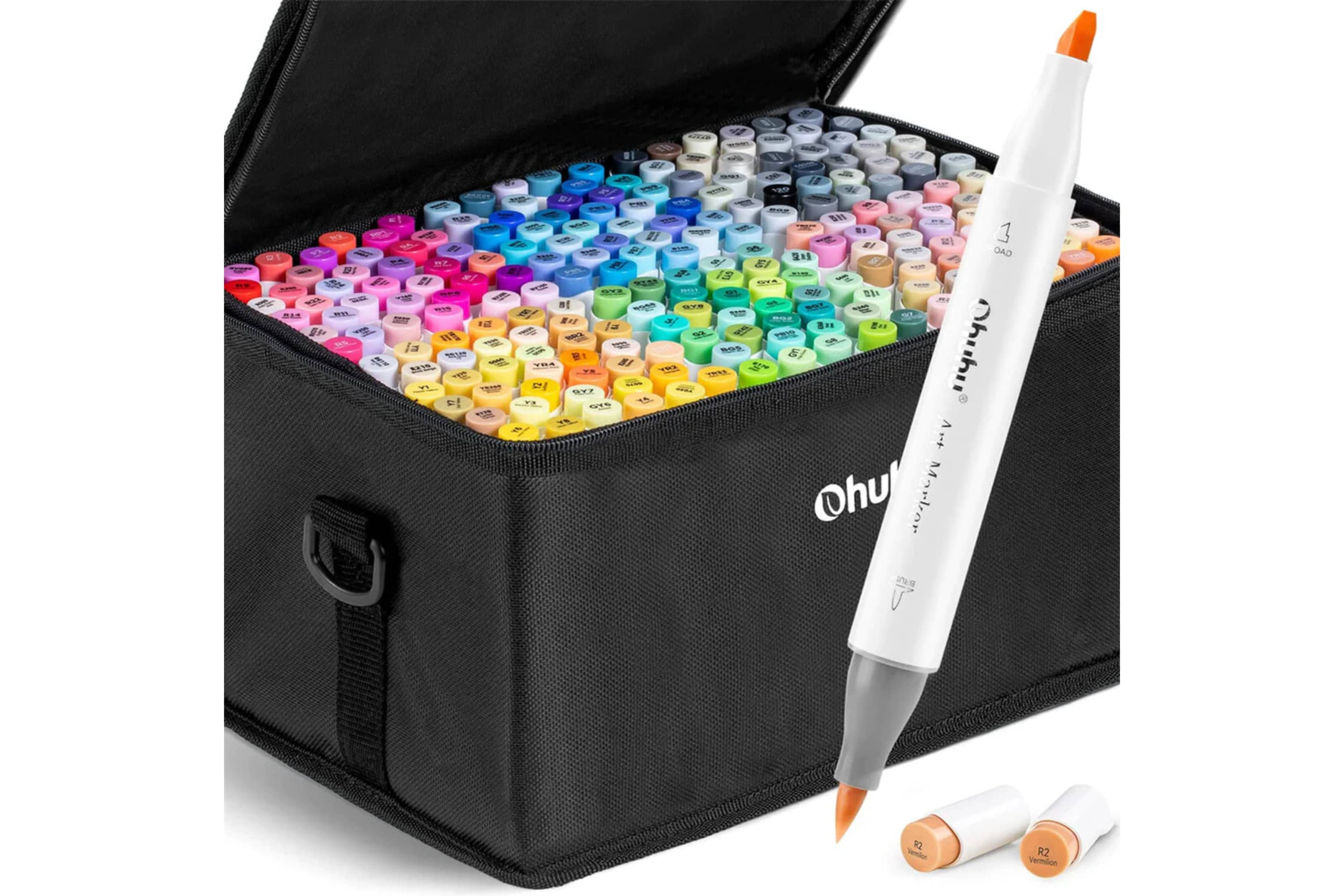 Ohuhu Oahu 320 Colors Dual Tips Alcohol Art Markers,, 56% OFF