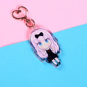 Kaguya-sama Love is War Acrylic Glitter Keychains/charms - Etsy