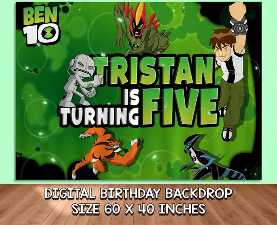 Ben 10 Birthday Backdrop. Ben 10 Backdrop Ben 10 Birthday - Etsy Australia