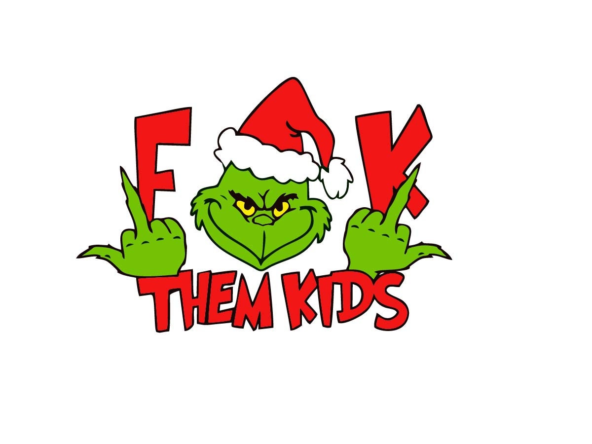 Christmas Grinch Middle Finger SVG PNG Cricut Instant Download Digital ...