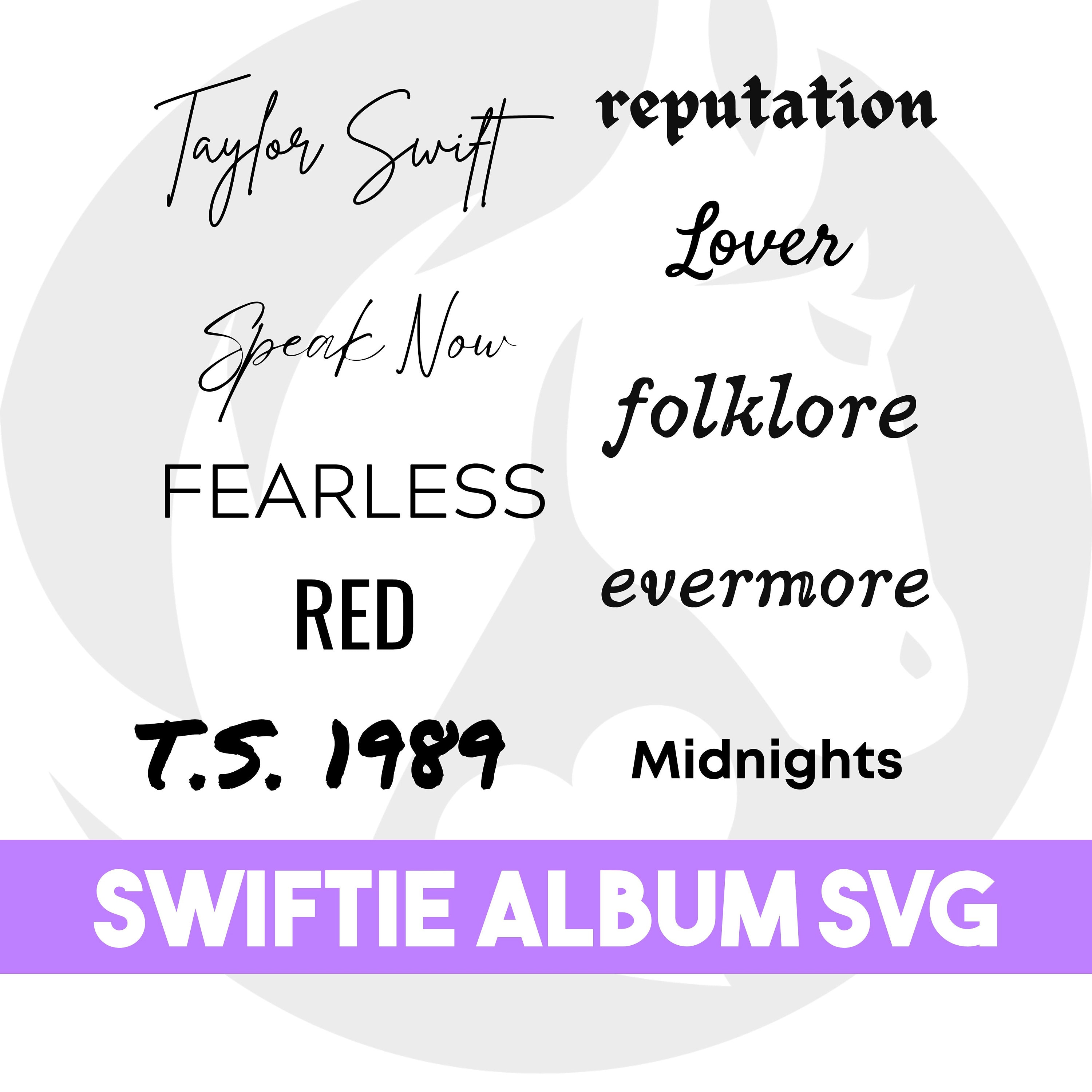 Taylor Swift album svg bundle for Cricut Taylor Swift - Etsy México