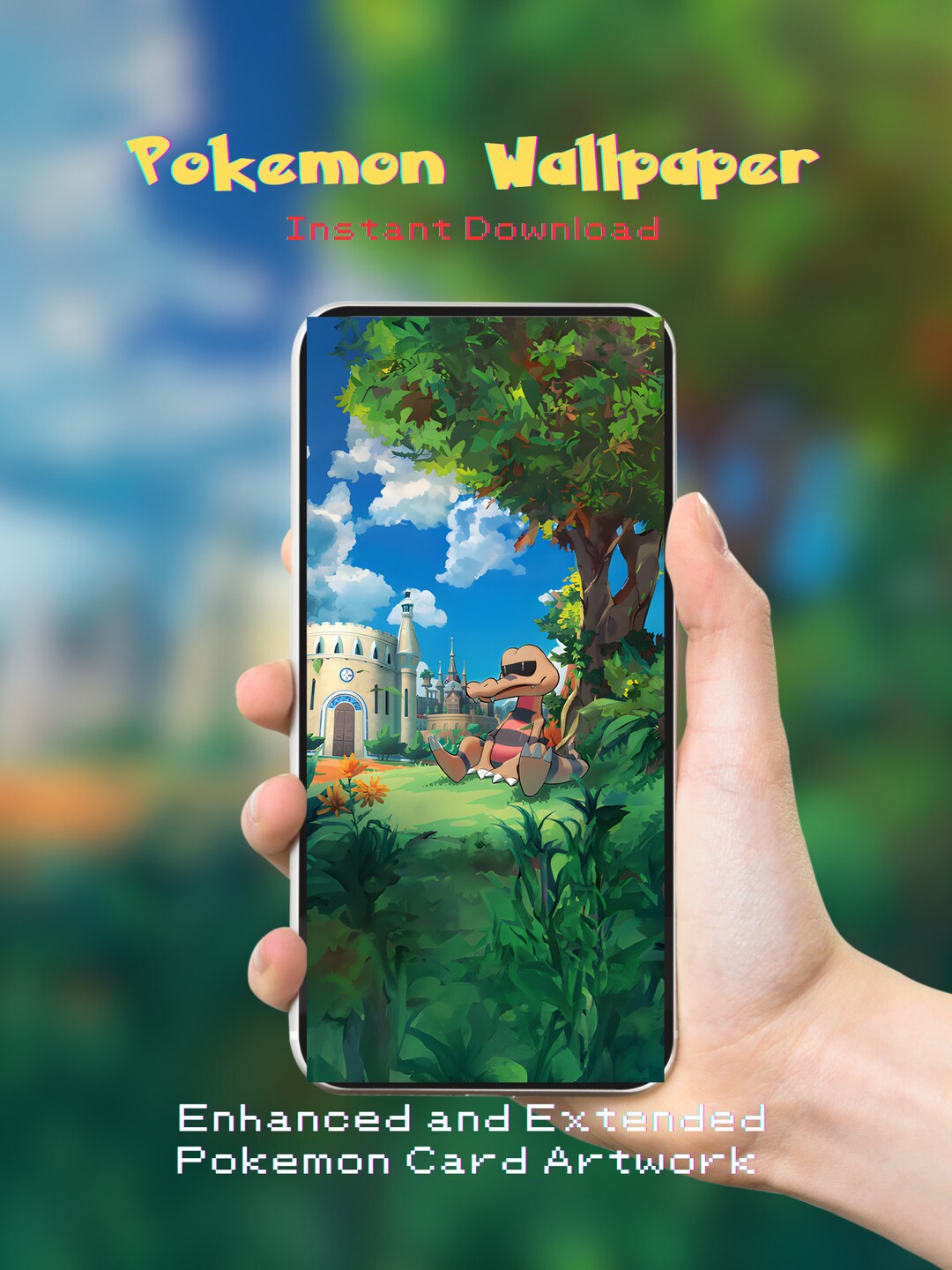 Pokémon Wallpaper Extended & Enhanced Pokémon Card Artwork - Etsy