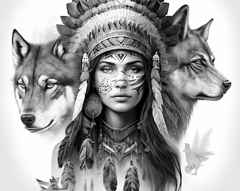 Native American Wolf Tattoos And Meanings