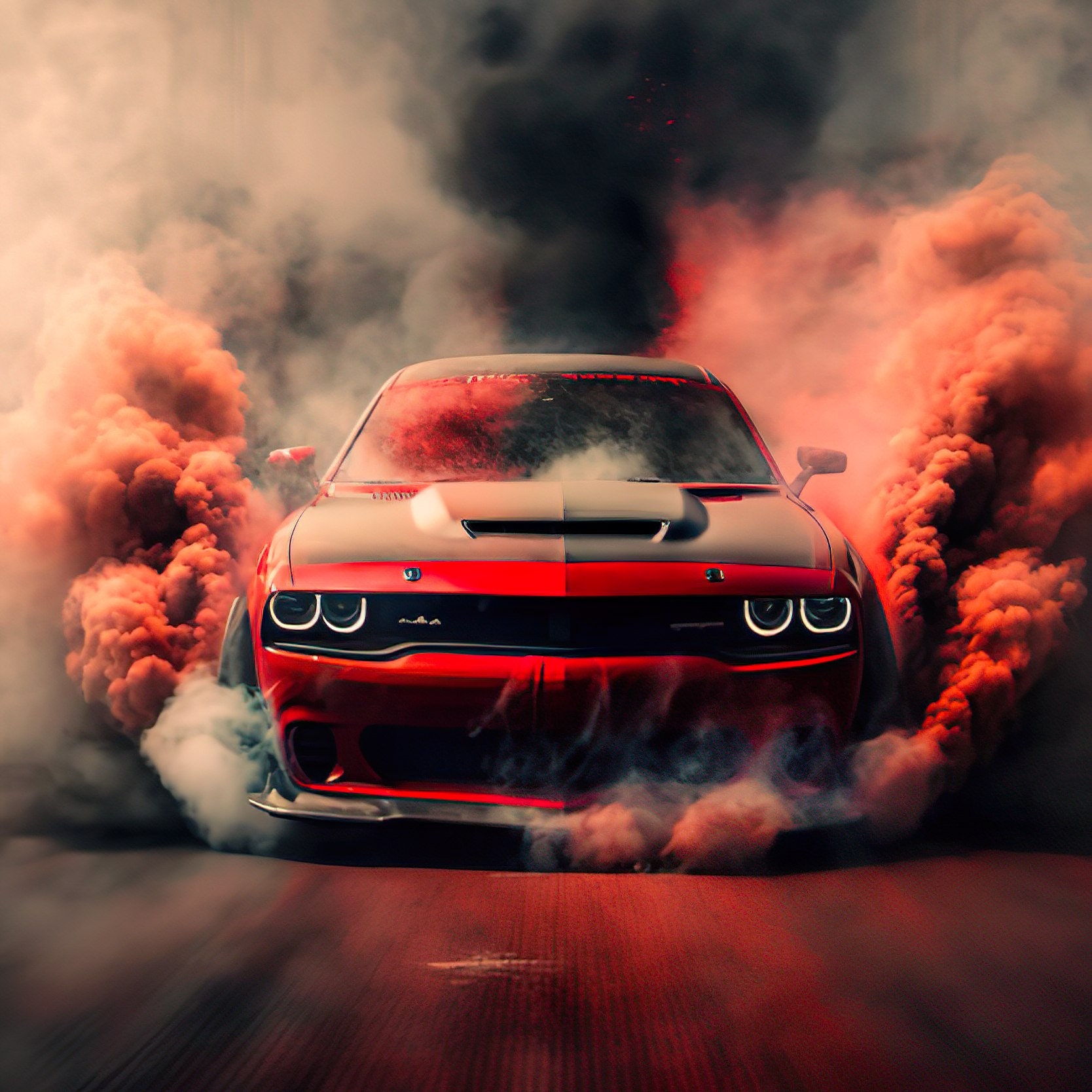 Dodge Inspired Digital Art, Digital Car Print, Car Poster, Dodge ...