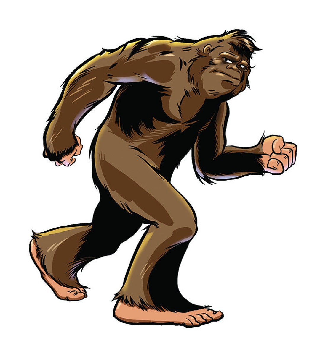 Cartoon Bigfoot Digital Download Png, Bigfoot Jpg Big Foot Forest ...