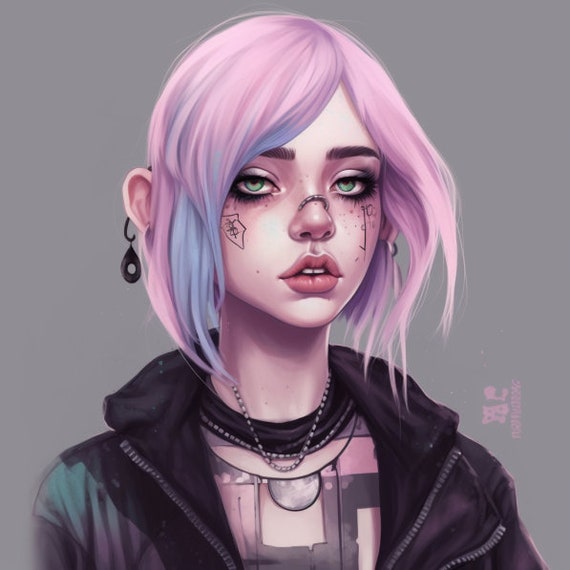 The Pastel Goth Girl