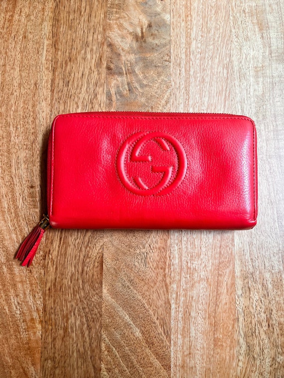 Vintage Gucci GG Soho Continental Zip Wallet