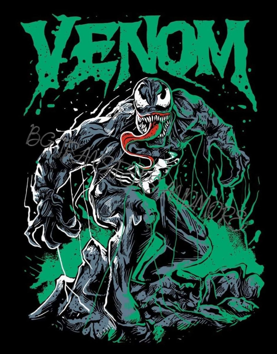 Venom Ready to Press Heat Transfer. - Etsy