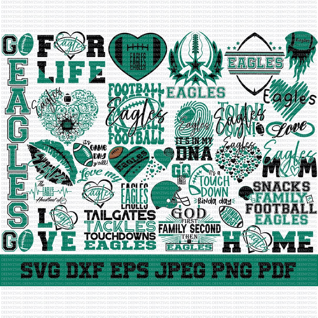 Eagles SVG, Philadelphia SVG, Eagles Bundle, Team, Mom, Football ...