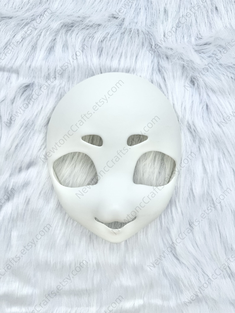 Evil Fox Kig Head Base, Smooth 3D Printed Fursuit Mask Base, Kigurumi ... image.