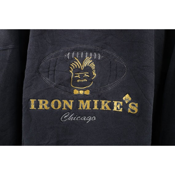 90s Mens 2XL Faded Spell Out Mike Ditka Iron Mike… - image 4