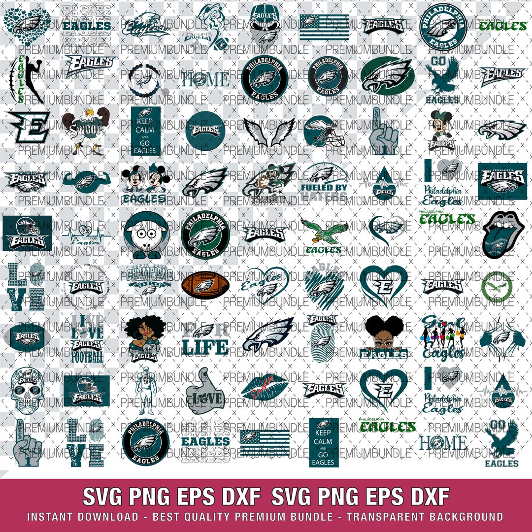 Philadelphia-eagles-logo SVG Best Layered File Game Day - Etsy