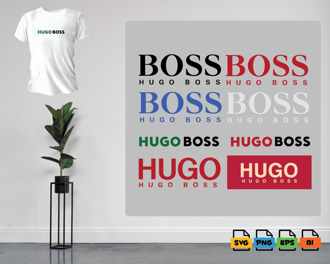 HUGO BOSS SVG 300 Dpi Png Ai and Eps Files Transparent - Etsy UK