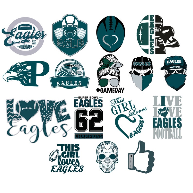 Eagles Svg,eagles Png,logo I Cup, Tshirt, Clip Art, Cricut Formatssvg ...