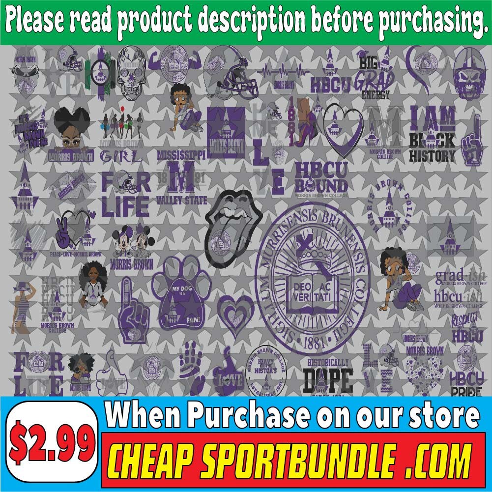 Morris Brown College Svg, HBCU Svg Collections, HBCU Svg, Football Svg ...