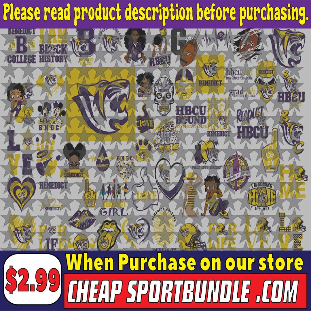 Benedict College Svg, HBCU Svg Collections, HBCU Svg, Football Svg ...