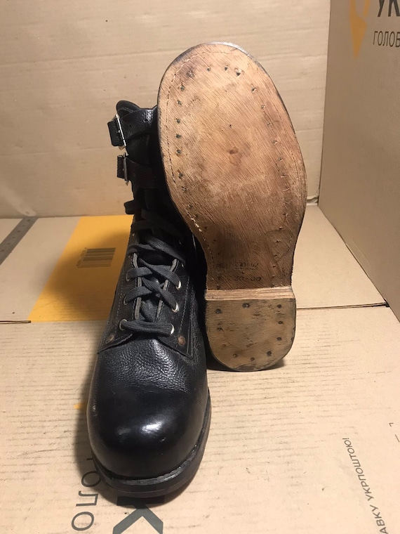 Vintage Soviet Russian Afghan Combat Boots    Army