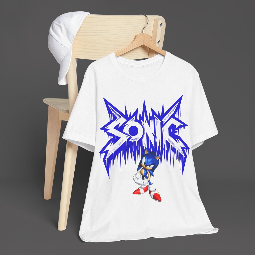 Sonic the Hedgehog Shirt, Sega, Vintage Style, Gift For, Sonic Lover ...