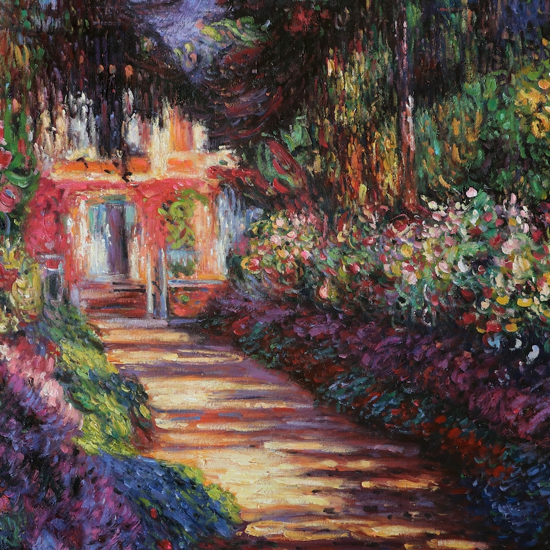 Pathway in Monet's Garden at Giverny Claude Monet - Etsy