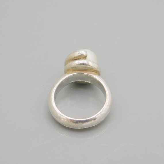 Sterling James Avery Pearl Ring, Retired James Av… - image 4