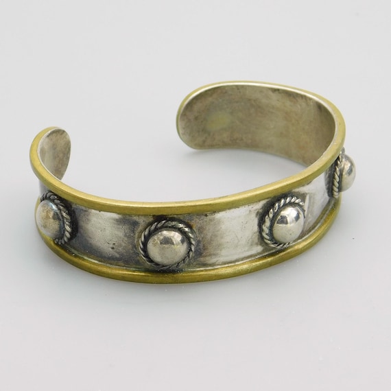 Vintage Sterling Cuff Bracelet - image 4