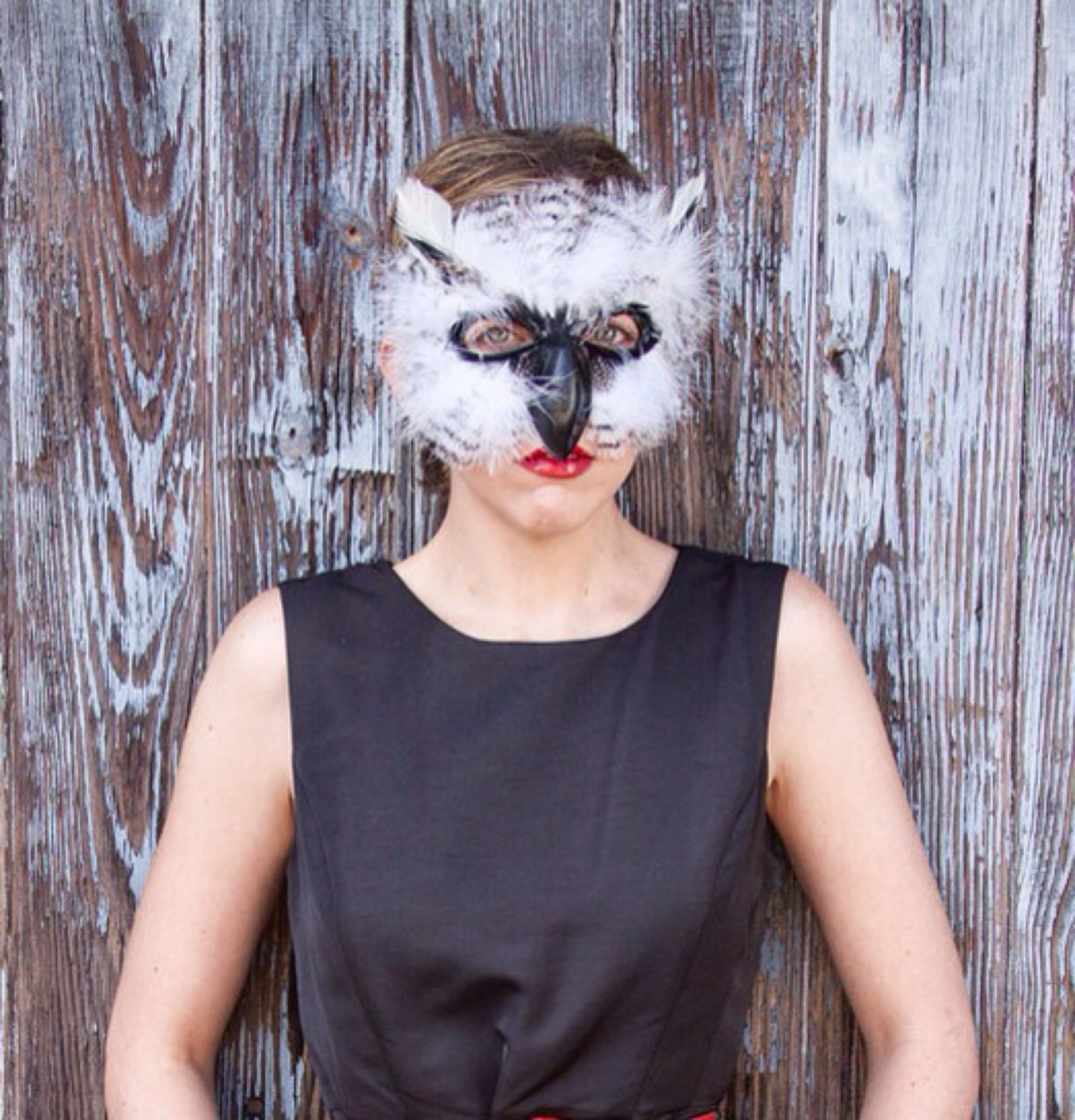 Snowy White Owl Mask Mardi Gras Mask Owl Mask Owl Costume - Etsy