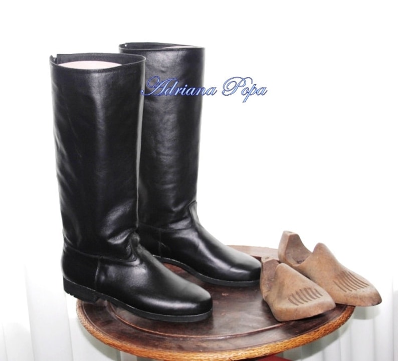 Buy Edwardian Men’s Shoes & Boots | 1900, 1910s     Men riding Boots Men Horse Riding Boos Mens Horse Riding Boots Mens Equestrian Boots Men Custom boots  AT vintagedancer.com