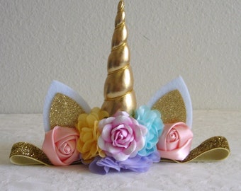 Unicorn Headbands Baby to Adult Sizes by BellaBlossomShop on Etsy