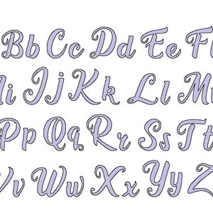 BX Included Free Edge Raggedy Applique Alphabet Font Machine Embroidery ...