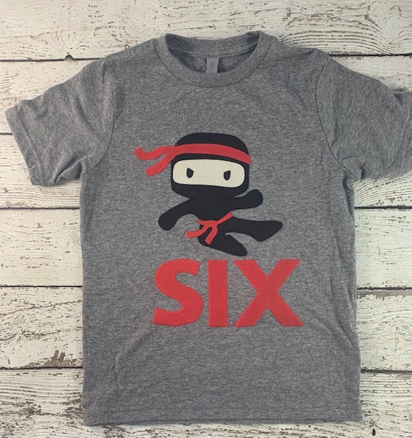 Ninja Shirt Boy's Birthday Shirt Ninja Shirt Karate Tae - Etsy