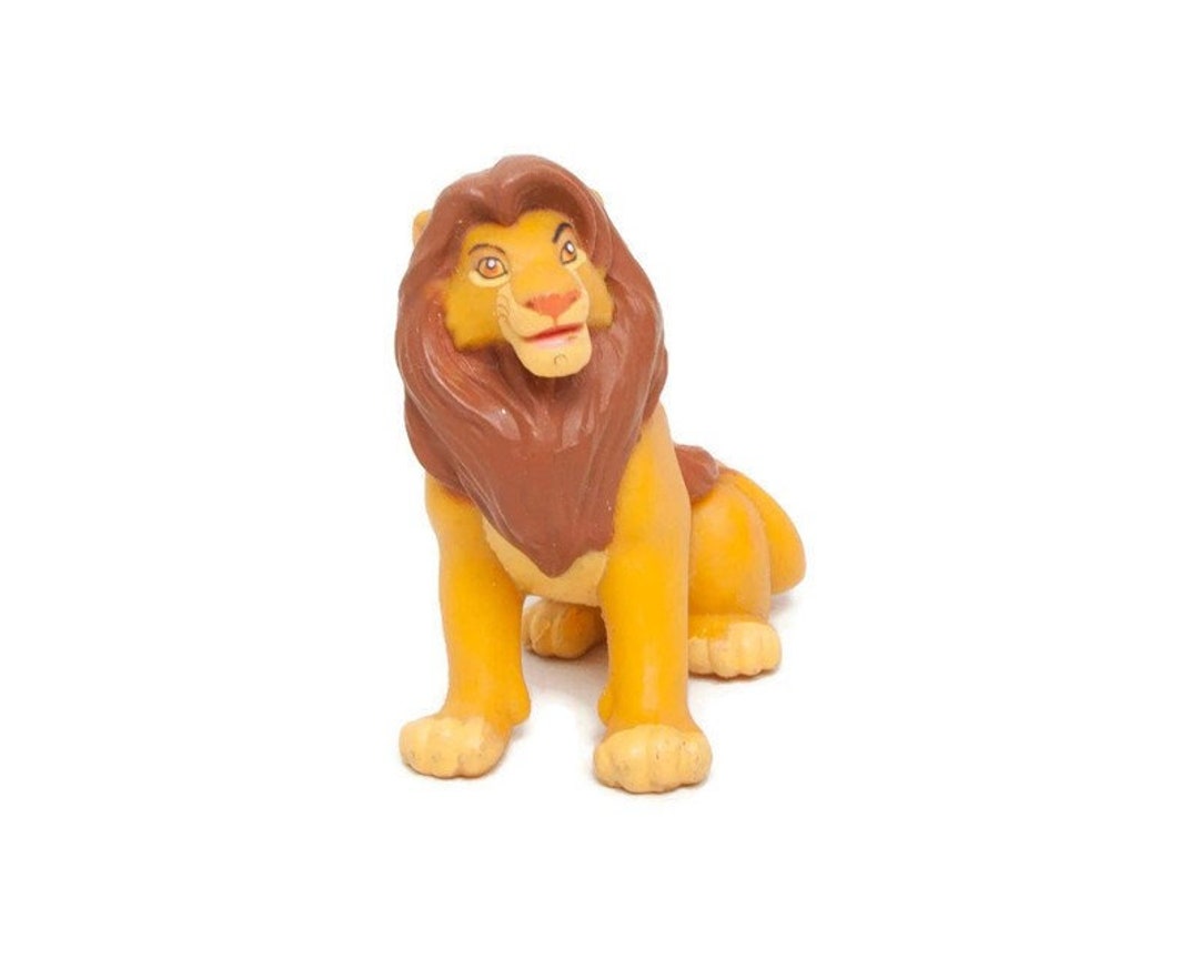 Vintage DISNEY Lion King Figurine Mufasa or Simba Action Figure 1990s ...