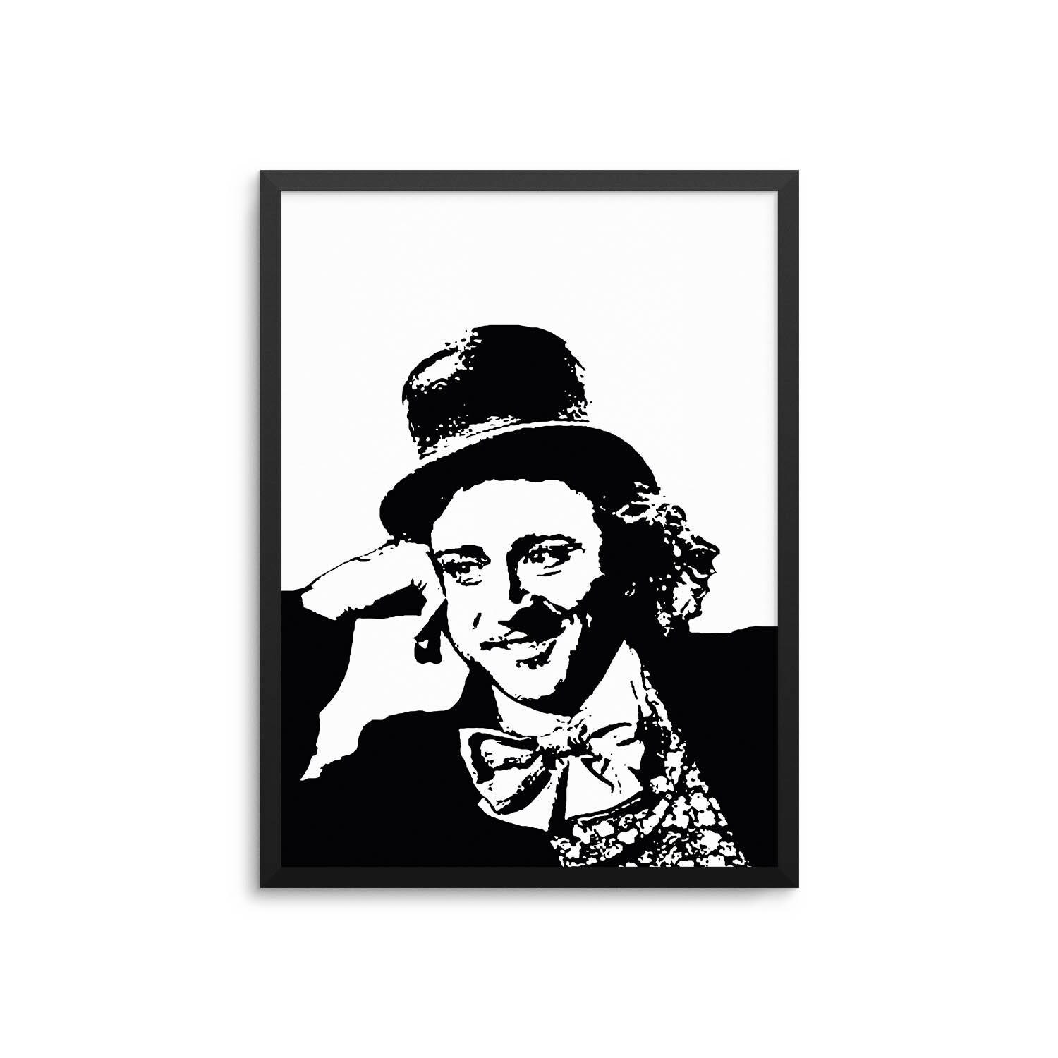 Willy Wonka Stencil