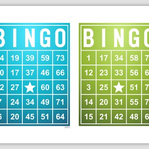 1000 Bingo Cards Pdf Download, 1, 2, and 4 per Page, Instant Printable ... image.