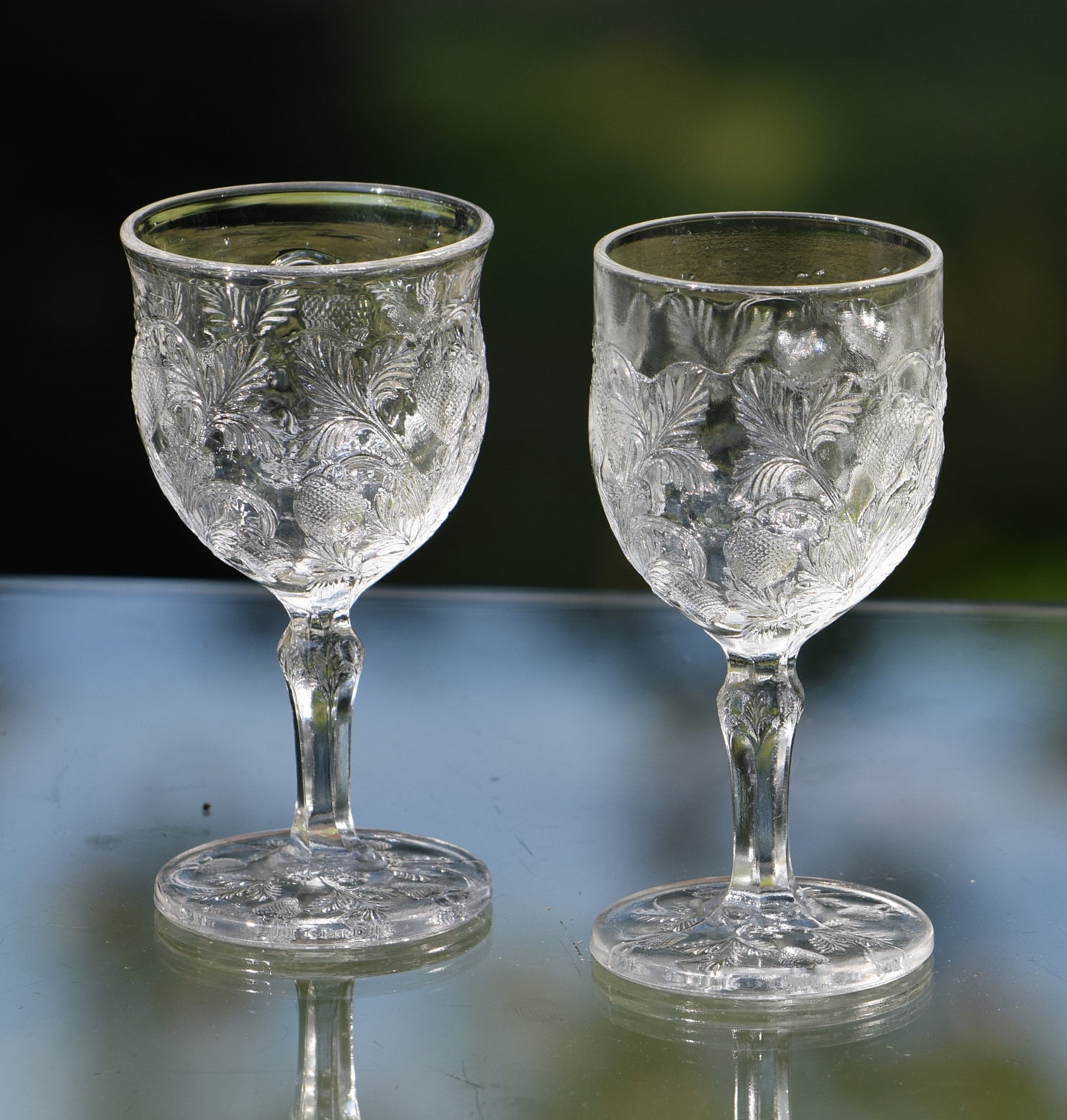 Vintage Wine Liquor CORDIAL Glasses, Set of 4, After Dinner Drink ...