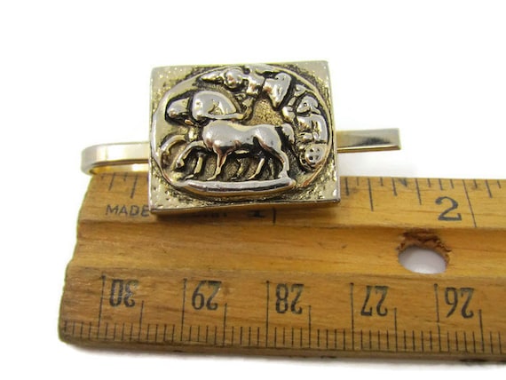 Chariot Tie Clip Vintage Tie Bar: Amazing Rare De… - image 4