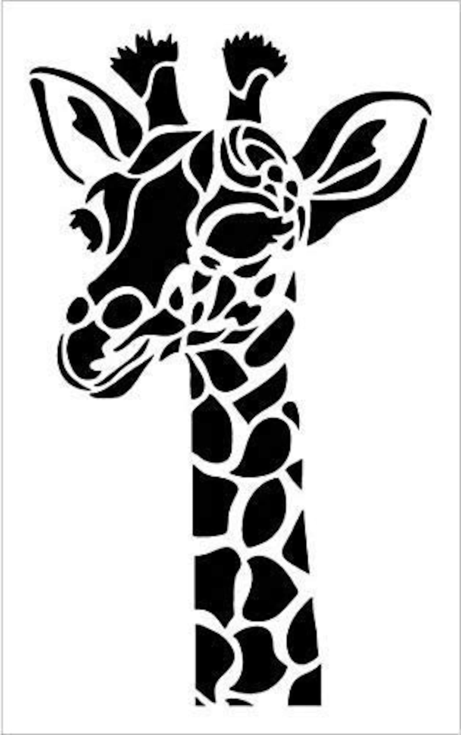 Giraffe Stencil Printable - Printable World Holiday