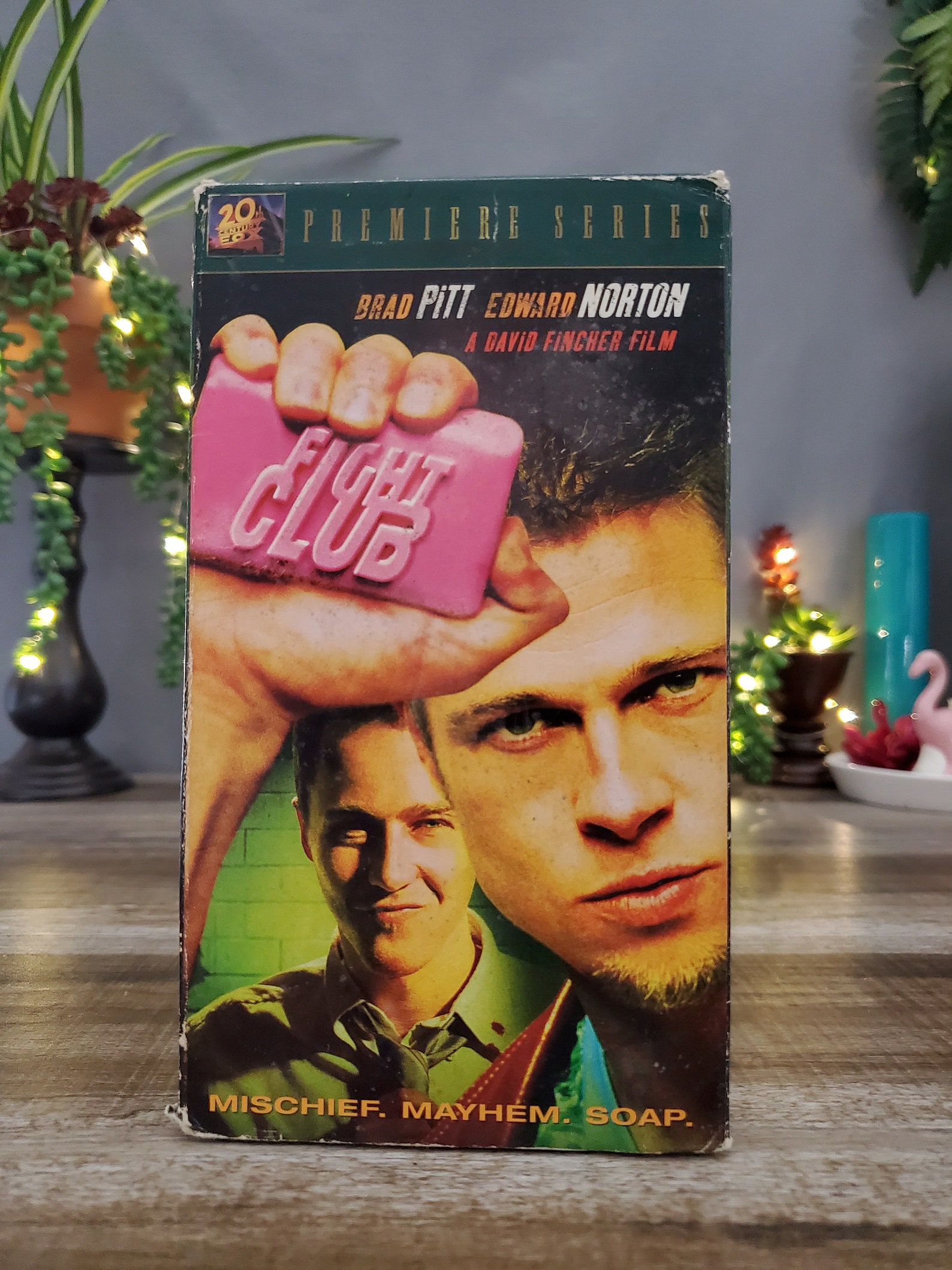 Fight Club VHS Movie starring Brad Pitt and Edward Norton The | Etsy