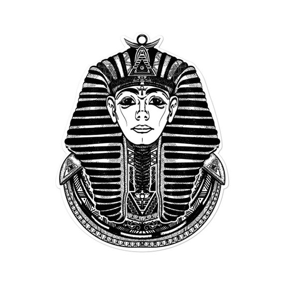 Egyptian Death Mask Drawing