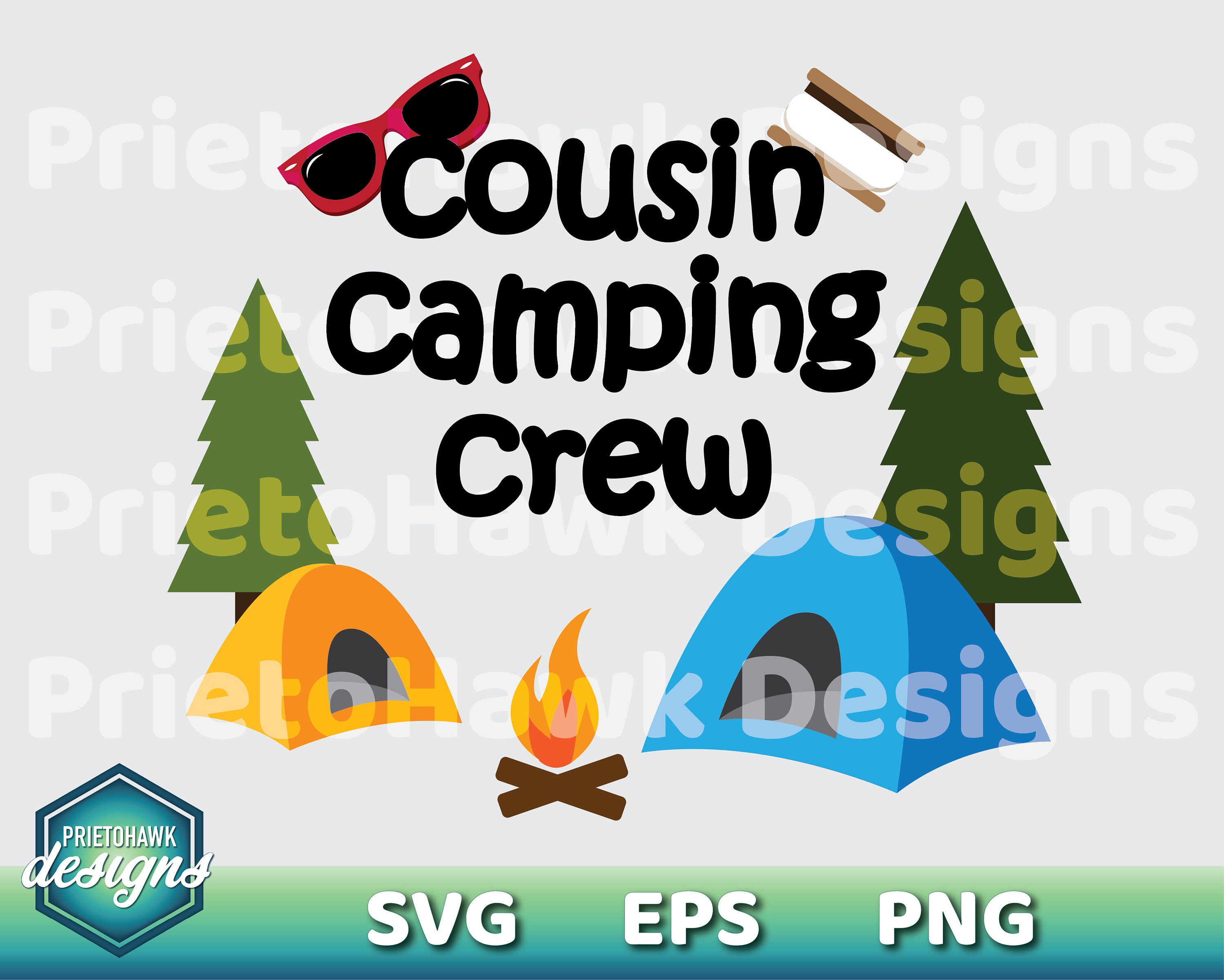 Cousin Camping Crew SVG