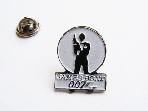 Vintage James Bond pin, James Bond badge, 007 lapel p… - Gem