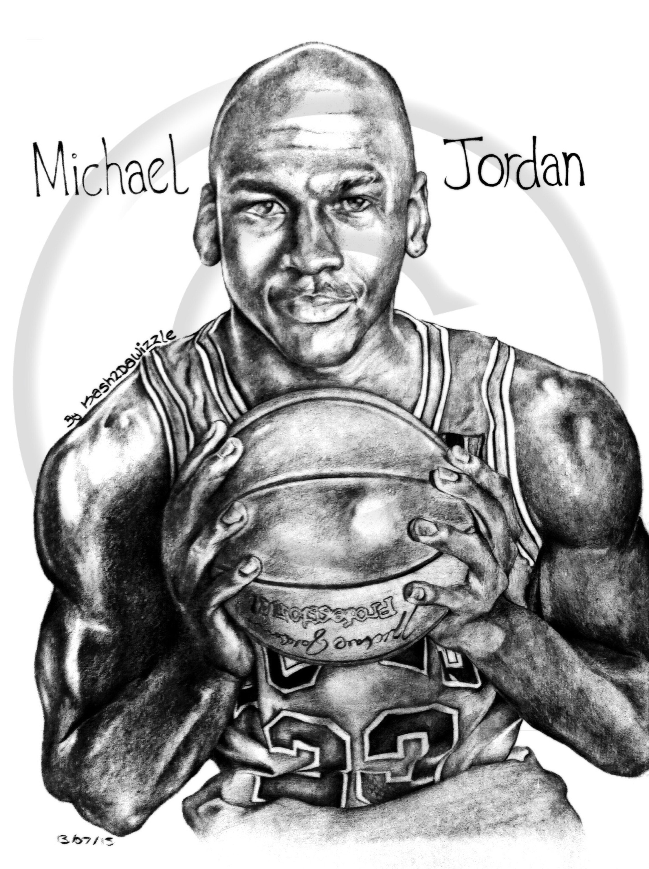 Dibujo De Michael Jordan De Basket NBA Para Colorear | vlr.eng.br